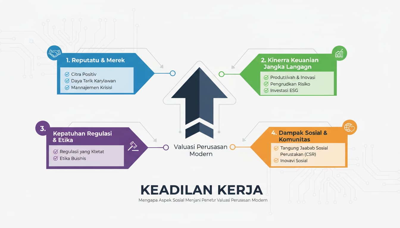 Keadilan Kerja: Mengapa Aspek Sosial Menjadi Penentu Valuasi Perusahaan Modern